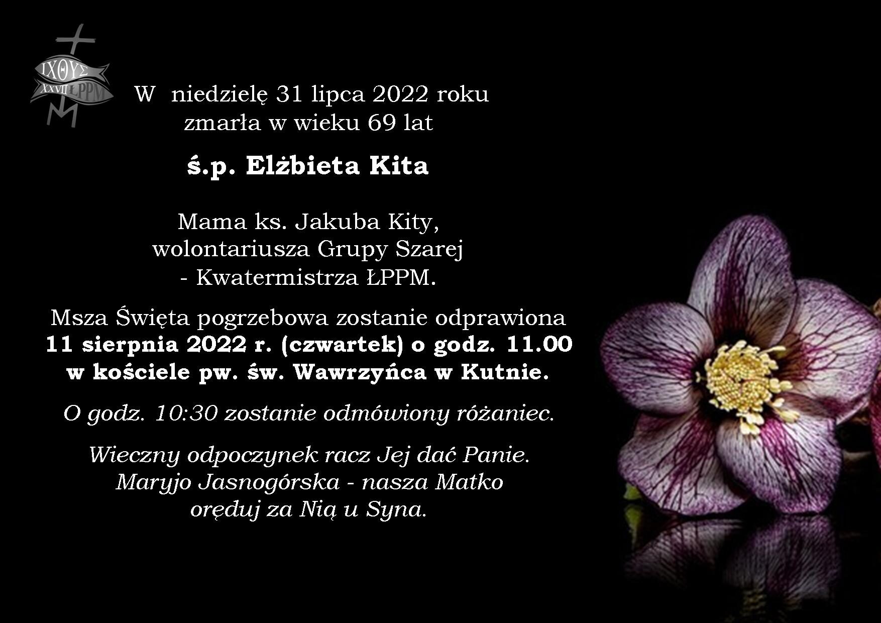 Panie, racz Jej dać niebo…