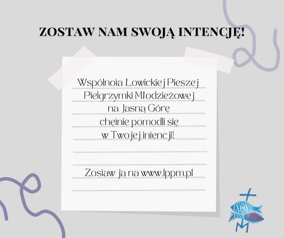 Czekamy na Twoją intencję