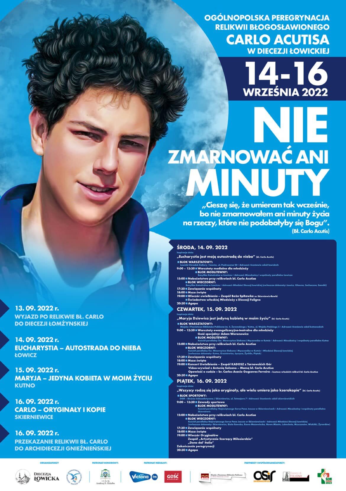 Carlo Acutis w diecezji