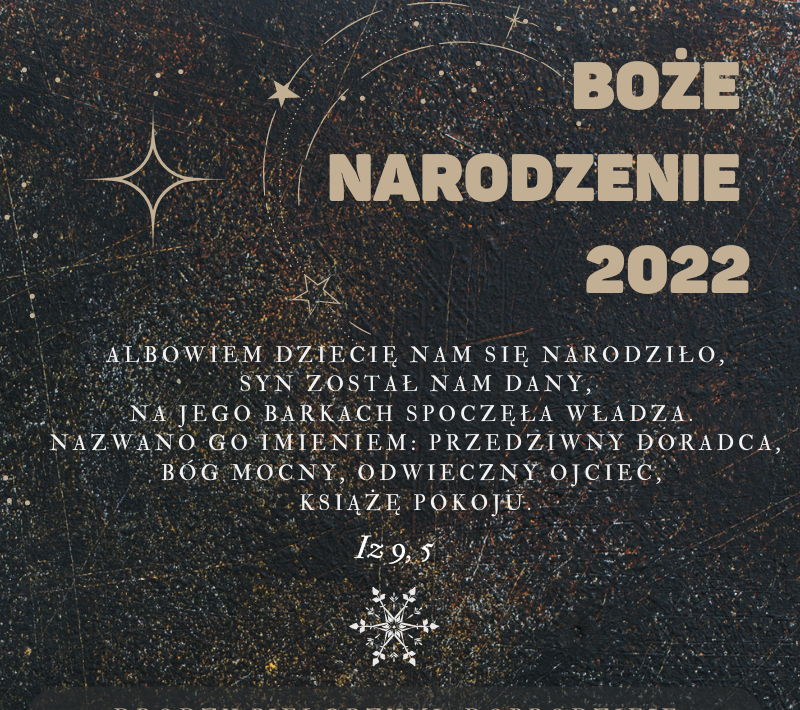 Dziecię nam się narodziło!