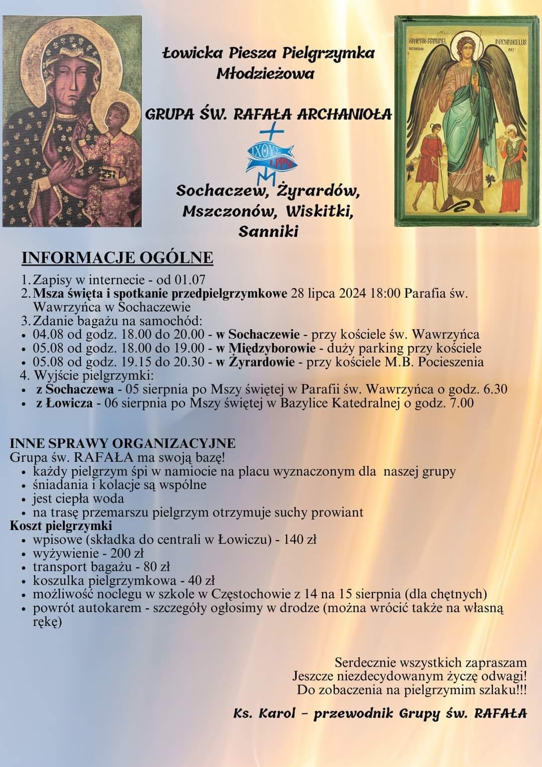 Spotkanie organizacyjne grupy św. Rafała Archanioła