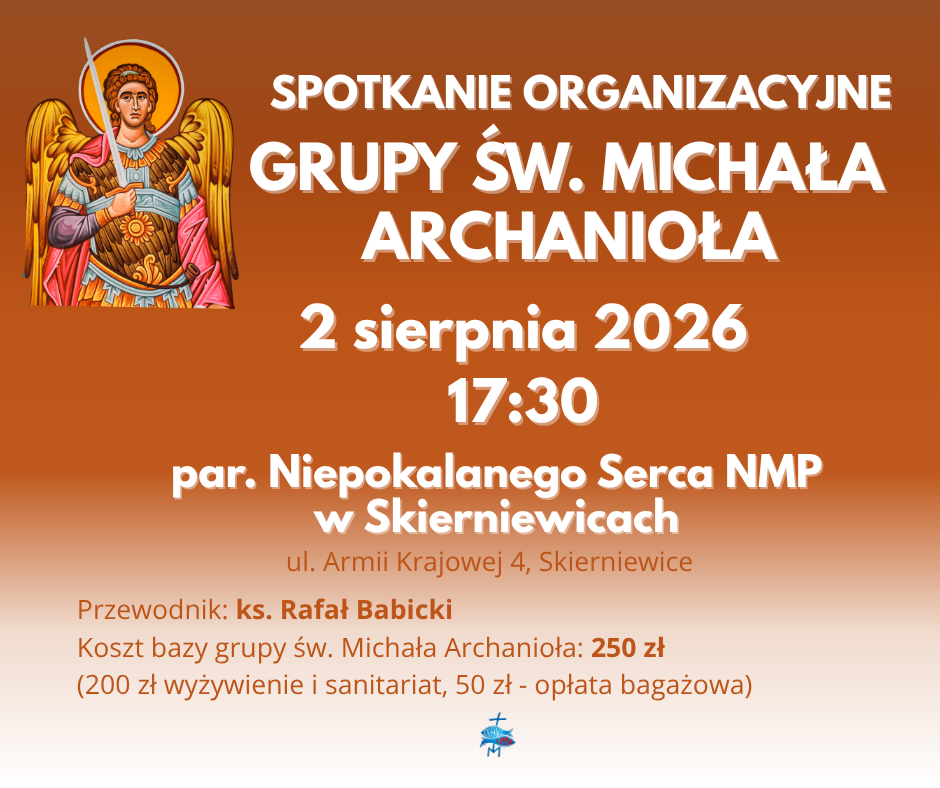 Spotkanie organizacyjne grupy św. Michała Archanioła