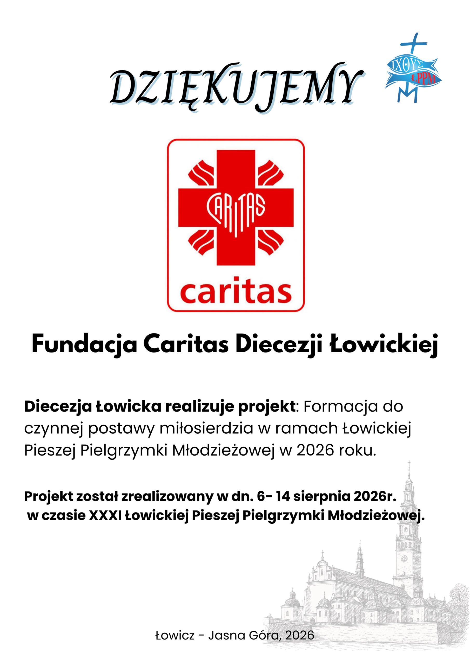 Dziękujemy za wszelkie gesty Miłosierdzia!